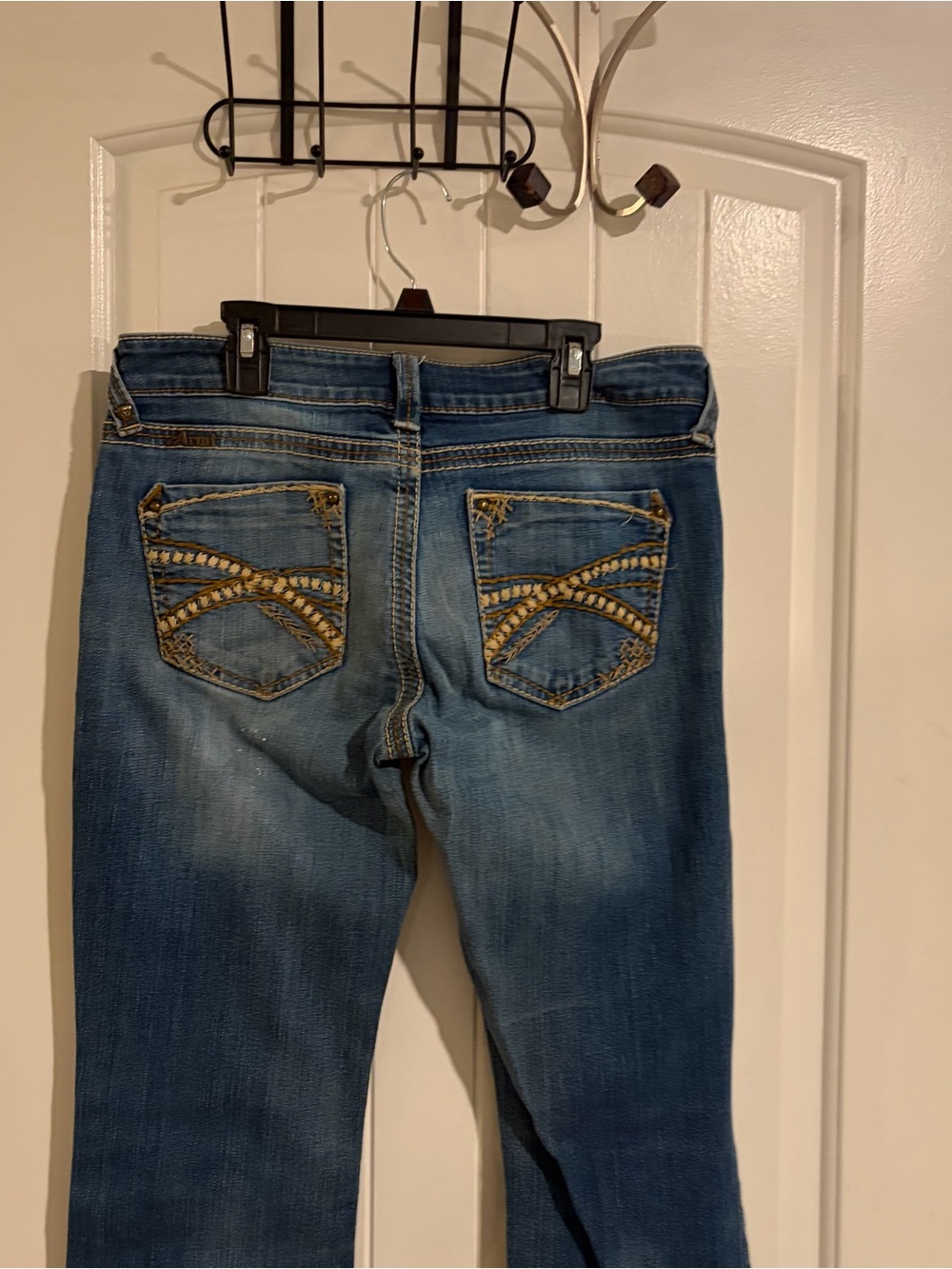 Ariat Blue Bootcut Jeans with Embroidered Back Pockets